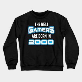 24 Year Old Video Video Games 2000 24th Birthday Crewneck Sweatshirt